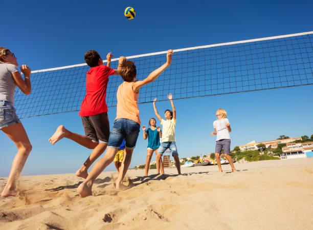 voleibol de playa verde nativo